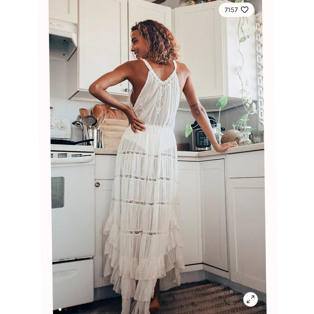 Free people Dolly Bodysuit with long skirt - Picture 2 of 12
